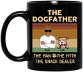 Personalized Pet Dad Coffee Mug - Up to 4 Pets - Gift Idea For Dog/Cat Lover - Fur Dad The Man The Myth The Snack Dealer