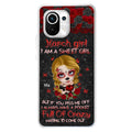 Custom Personalized Sweet Skull Girl Phone Case - Birthday Gift Idea For Skull Lover - I Am A Sweet Girl - Case For Xiaomi, Oppo And Huawei