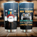 Personalized Gamer Tumbler - Gift Idea For Gaming Lovers - Every Now And Then I Leave My Room So Here I Am Enjoy My Presence For A Limited Time