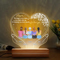 Personalized Mother Acrylic Night Light - Up to 4 Children - Gift Idea for Mother's Day - Mom We Hope Every Time You Light This Up It Reminds You How Much We Love You