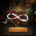 Custom Personalized Couple Infinity Love Acrylic Night Light - Gift Idea For Couple/ Anniversary/ Mother's Day/ Father's Day Gift