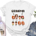 Personalized Grandma T-Shirt/Long Sleeve/Sweatshirt/Hoodie - Up to 7 Children - Mother's Day Gift Idea For Grandma/Mother