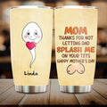 Personalized Sperms Tumbler - Gift Idea From Kids - Up to 6 Sperms