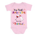 Custom Personalized Onesie/ T-shirt - Gift Idea For Mother's Day - Our First Mother's Day Together