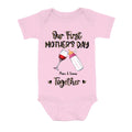 Personalized Baby Onesie/T-Shirt - Mother's Day Gift Idea For Baby/Mom - Our First Mother's Day Together