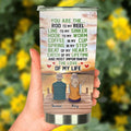 Personalized Fishing Couple Tumbler - Gift Idea For Couple/Fishing Lovers with up to 2 Kids and 2 Pets - You Are The Rod To My Reel