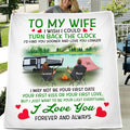 Personalized Camping Couple Fleece Blanket/Quilt - Gift Idea For Couple/Camping Lover - I Love You Forever And Always