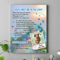 Personalized Memorial Dog Canvas - Upload Photo - Memorial Gift For Dog
