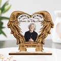 Personalized Memorial Photo Wooden And Acrylic Plaque - Gift Idea For Mother's Day/Father's Day - Always On My Mind Forever In My Heart