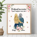 Custom Personalized Mom & Daughter Unframed Vertical Poster - Mother's Day Gift Idea From Daughter - D'abord Ma Mere Pour Toujours Mon Ami