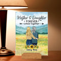 Personalized Mom & Daughter Acrylic Plaque - Mother's Day Gift Idea From Daughter - Mother & Daughter Forever Linked Together