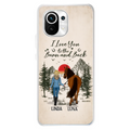 Personalized Horse Girl Phone Case - Up to 6 Horses - Mother's Day Gift Idea Horse Lovers - I Love You To The Barn And Back - Case For Xiaomi/Oppo/Huawei