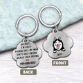 Personalized Pet Acrylic Keychain - Mother's Day Gift Idea for Dog/Cat Owners - Oh Shit I'm Lost Please Call My Mom