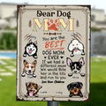 Personalized Pet Metal Sign - Gift Idea For Dog Mom/Cat Dad On Mother's Day/Father's Day - You Are The Best Dog Mom Ever