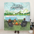 Perosonalized Camping Blanket - Gift for whole family, camping lovers - Happy Camper