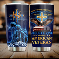 Personalized Veteran Tumbler - Gift Idea For Veteran/Father's Day/Independence Day - Jesus Is My Savior