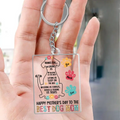 Personalized Dog Mom Acrylic Keychain - Up to 3 Dogs - Mother's Day Gift Idea for Dog Lovers - Thanks For Loving Us
