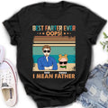 Personalized Proud Father Of Dumbass Kids Shirt/Hoodie - Gift Idea For Father/Father's Day - Up to 6 Kids - Best Farter Ever Oops I Mean Father