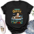 Personalized Pontoon Queen Shirt/Hoodie - Best Gift Idea For Pontoon Lovers - Pontoon Queen Classy Sassy & A Bit Smart Assy