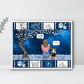 Personalized Memorial Dog Mom/Dad Poster - Woman/Man/Couple With Up to 4 Dogs - Best Gift For Dog Lover - I'll Always Love You