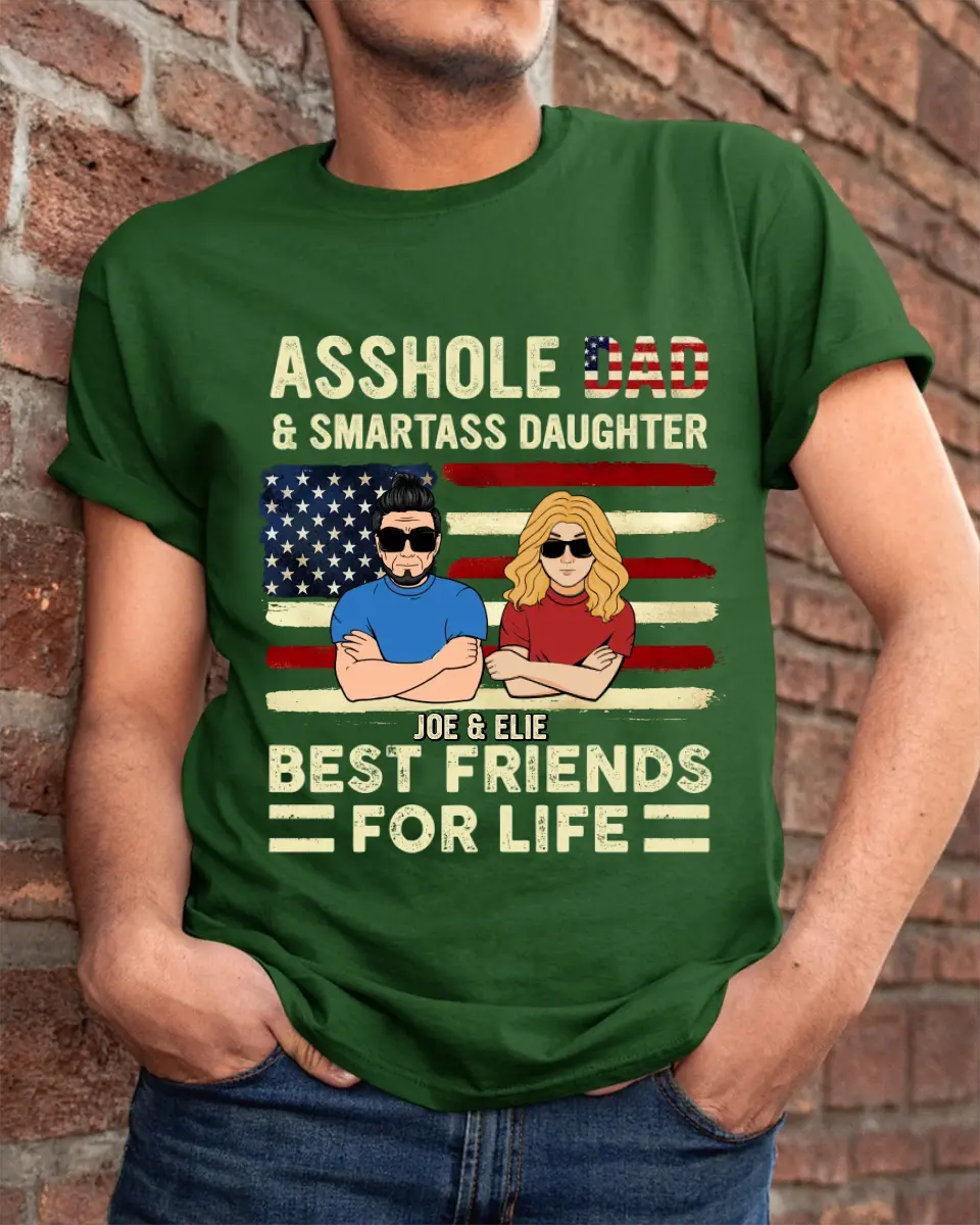 Personalized Father And Daughter/Son T-shirt/Long Sleeve/Sweatshirt/Hoodie - Gift For Father's Day