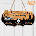 Personalized Camping Wooden Sign - Gift Idea for Camping Lovers - Welcome To Our Campsite