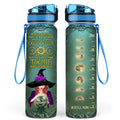 Personalized Witch Water Tracker Bottle - Gift Idea for Witch Lovers - I'm Not A Beautiful Disaster Or A Hot Mess