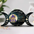 Personalized Witch Acrylic Plaque - Halloween Gift Idea For Friend/Wiccan Decor/Pagan Decor - Only Good May Enter Here