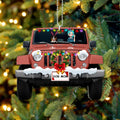 Personalized Christmas Off-road Pet Mom Ornament - Woman With Up to 6 Pets - Christmas Gift For Cat, Dog Lover