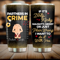 Personalized Couple Tumbler - Gift Idea For Him/Her/Couple - If It's Dirty, Kinky, Naughty, Messy