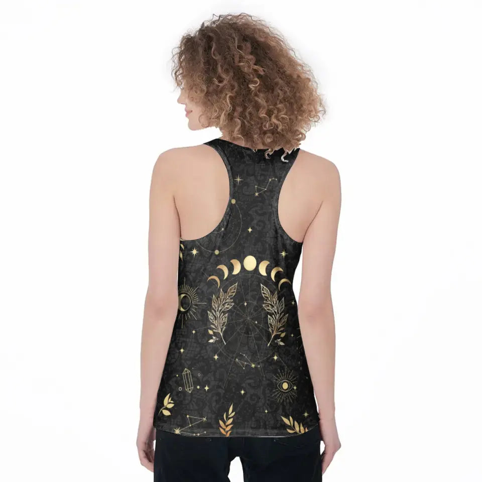 Personalized Witch AOP Tank Top/Leggings - Gift Idea for Witch Lovers - I'm A Sage Burning Crystal Collecting