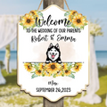 Personalized Dog Wedding Wooden Sign - Up to 5 Dogs - Wedding Gift Idea For Couple/Dog Lover - Welcome To The Wedding Of Our Parents