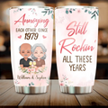Personalized Couple Tumbler - Gift Idea For Couple/Wedding Anniversary - Still Rockin' All These Years