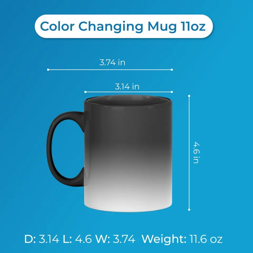 Personalized Dog Mom/Dad Color Changing Mug - Gift Idea For Dog Lovers/Dog Owners