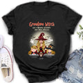 Personalized Grandma Witch Shirt/Hoodie - Gift Idea For Halloween - Up to 2 Kids - Grandma Witch Like A Normal Grandma Only More Magical