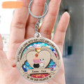 Personalized Memorial Pet Acrylic Keychain - Up to 2 Dogs/Cats - Memorial Gift Idea for Christmas - Best Friends Come Into Our Lives And Leave Pawprints On Our Hearts