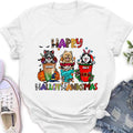 Personalized Hallothanksmas Shirt/Hoodie -  Halloween/Christmas/Thanksgiving Gift Idea for Dog Lovers - Happy Hallothanksmas