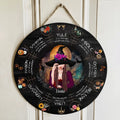 Custom Personalized Witch Wooden Sign - Gift Idea For Halloween/Wicca Decor/Pagan Decor