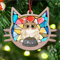 Custom Personalized Cat Wooden Ornament - Gift Idea For Cat Lover/ Christmas 2026 Gift Idea