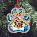 Custom Personalized Dog/Cat Paw Wooden Ornament - Gift Idea For Dog/Cat Lover/ Christmas 2026 Gift Idea