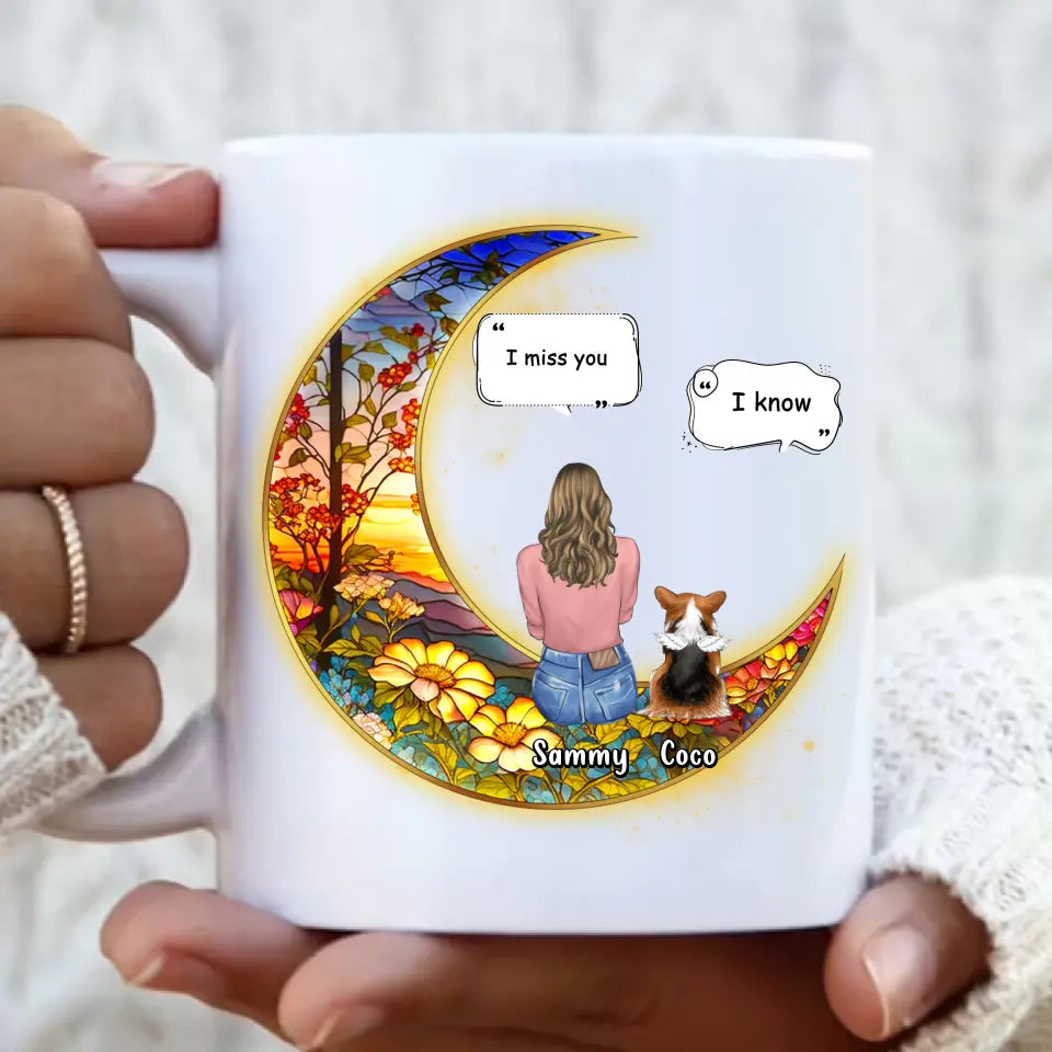 Personalized Memorial Pet Coffee Mug - Up to 3 Dogs/Cats/Rabbits - Memorial Gift Idea for Pet Owners