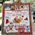 Personalized Upload Photo Fleece Throw Blanket/Quilt - Gift Idea For Grandma/Kid - The Love Between A Grandma & Granddaughter Knows No Distance