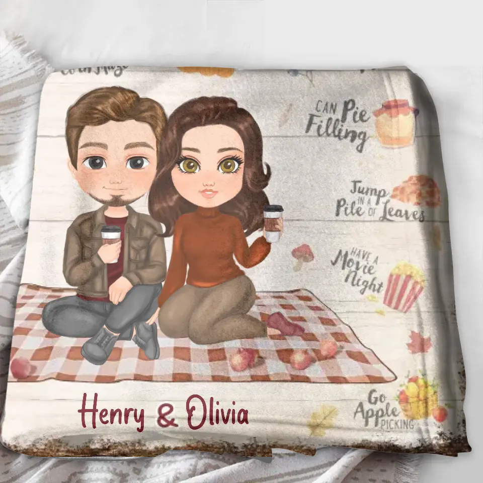 Personalized Couple Fleece Throw Blanket/Quilt - Gift Idea For Couple/Anniversary - Annoying Each Other For 10 Years And Still Going Strong