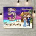 Personalized Wedding Photo Canvas - Wedding/Anniversary Gift Idea for Couple