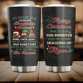 Personalized Christmas Mom Tumbler - Up to 3 Kids - Gift Idea For Christmas/Mom - Merry Christmas From The Kids You Inherited