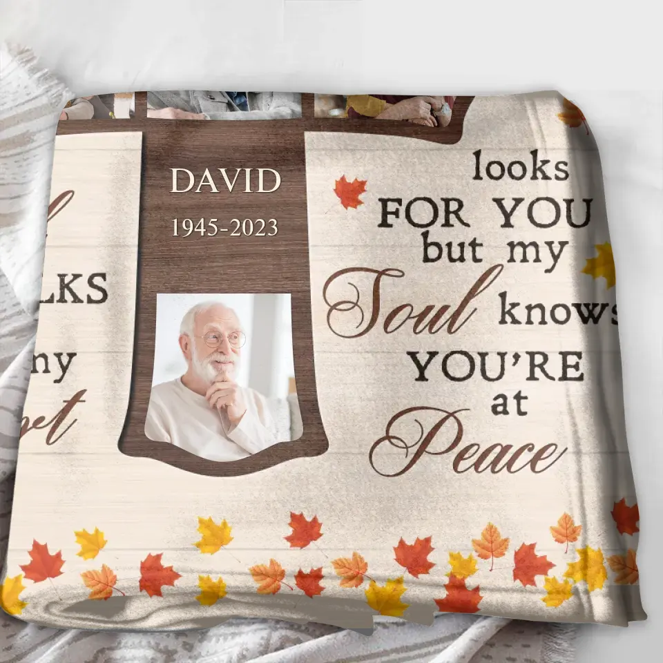 Personalized Memorial Pillow Cover - Upload Photos - Memorial Gift Idea For Family Member - My Mind Still Talks To You