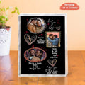 Personalized Couple Acrylic Plaque - Upload Photo - Gift For Couple/Him/Her - I Love You To The Moon And Back