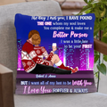 Personalized Christmas Couple Pillow Cover/Fleece Throw Blanket/Quilt - Christmas Gift For Couple/Him/Her - I Love You Forever & Always