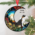 Personalized Memorial Dog Suncatcher Acrylic Ornament - Christmas/Memorial Gift for Dog Owners