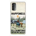 Personalized Camping Phone Case - Gift Idea For Girl & Dogs - Up to 4 Dogs - Happiness Is Camping With My Dogs - Case For Oppo/Xiaomi/Huawei